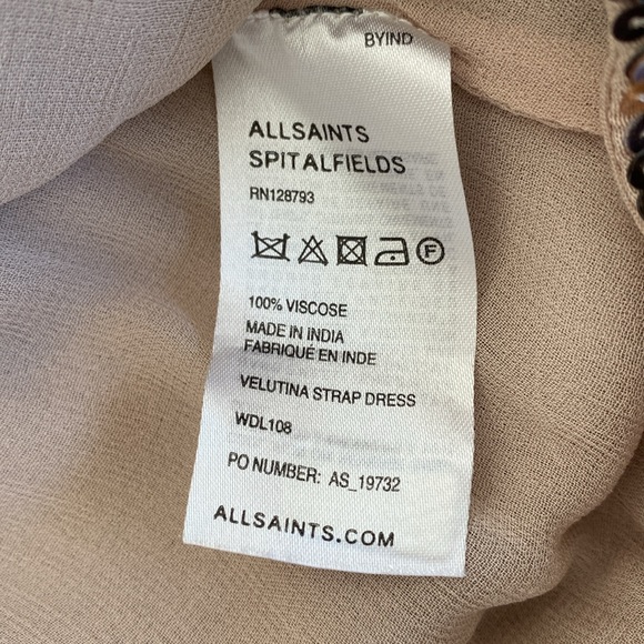 Stunning ALL SAINTS Velutina strap sequin dress 💎 - Picture 6 of 8